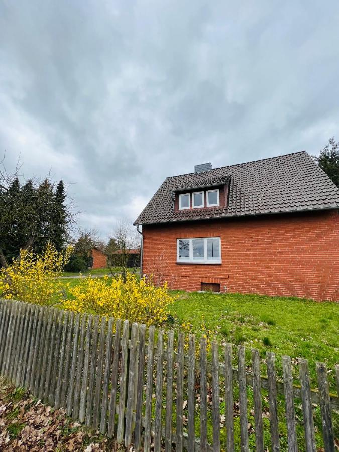 Helles Ferienhaus Storchenblick Buchholz Buitenkant foto